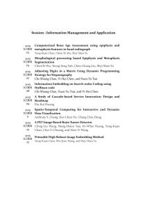 Session : Information Management and Application