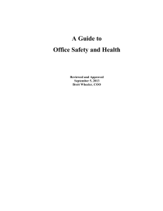 Office Safety and Health