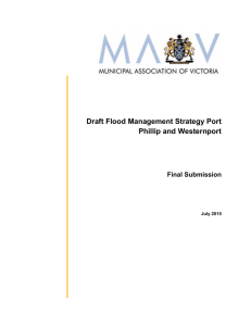 Submission to draft flood management strategy Port Phillip and