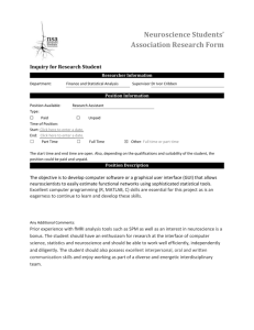 Neuroscience Students` Association Research Form