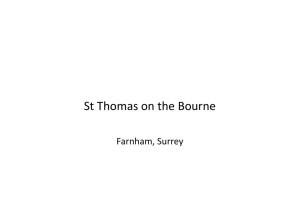 St Thomas on the Bourne - Bourne Conservation Group