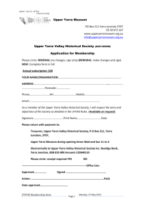 UYVHS Membership appl form May 2013-2