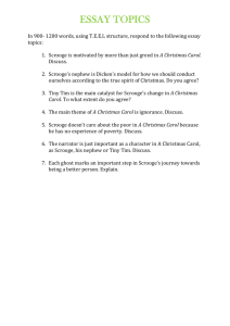 A Christmas Carol Essay Topics - English-Units 3 & 4-BCH