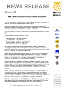 99.12.20AAA staff restructure-appts announced