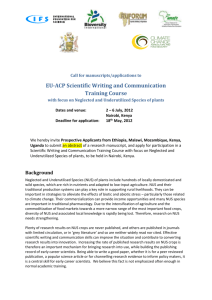 Call_NUS_ScientificWriting_Kenya2012