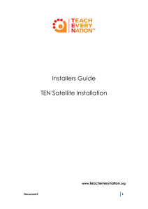 Installers Guide - Teach Every Nation