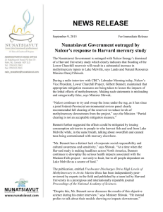 news release – outraged with nalcor`s response