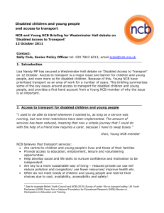NCB Supplementary - British Youth Council