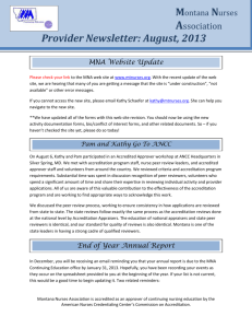 Provider Newsletter August 2013