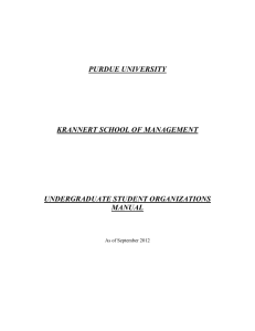 Krannert Student Organizations Handbook
