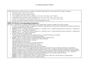 2009-10 TN ELA corresponding standard/s