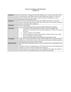 Overview This lesson plan is designed to teach the students how to