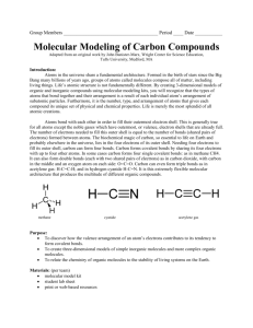 Molecular Modeling of Carbon Compounds