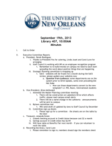 September 19, 2013 - University of New Orleans
