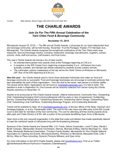 The 2015 Charlie Awards