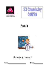 Fuels summary book National 4 5