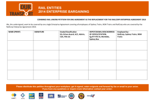 rail entities 2014 enterprise bargaining