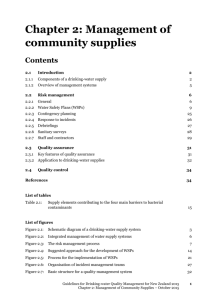 Chapter 2: Management of community supplies