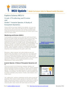 MCU Update November 2014 - Massachusetts Department of