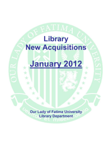 - Our Lady of Fatima University