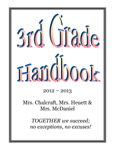 3rd Grade Curriculum 3rd_grade_handbook-open_house