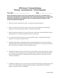 Learning Exercise – Vertical Separation