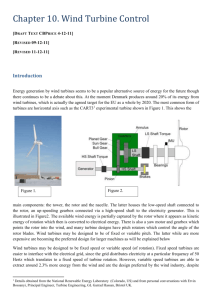 Wind Turbine Control