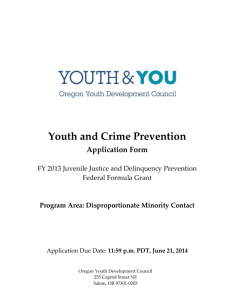 Youth and Crime Prevention