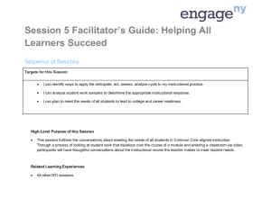 Facilitator`s Guide: Helping All Learners