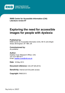 Exploring the need for accessible images for people with