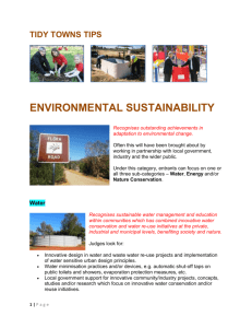 Environmental Sustainability Award
