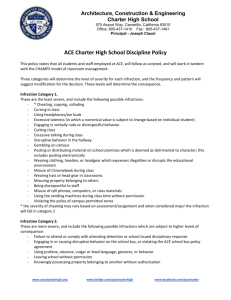 ACE Charter High School Discipline Policy