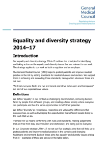 Equality and Diversity Strategy 2014-2017
