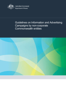 Guidelines on Information and Advertising Campaigns by non