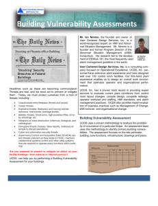Building Vulnerability Assessments