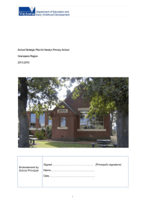 Report - Newlyn Primary School