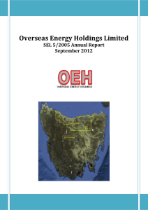 Overseas Energy Holdings Limited
