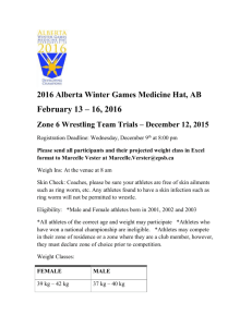 2016 Alberta Winter Games Zone 6 Trials Event Flyer