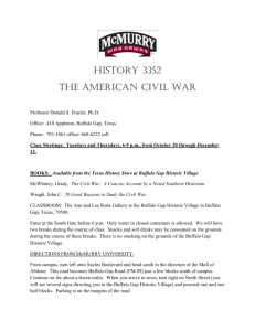 History 3352: The Civil War and Reconstruction