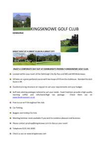 Corporate Golf Day Booking Form