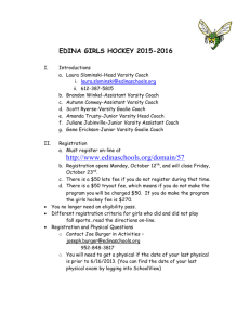 Pre-Tryout Meeting Handout 2015