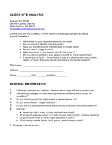 this questionnaire - Andrea`s Garden Works