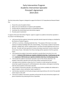 Principal`s Agreement - Santa Rosa County School District