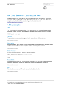 Document Title - UK Data Service