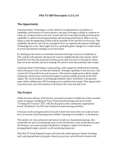 PSA T3 YBP Descriptor 5/11/14 The Opportunity
