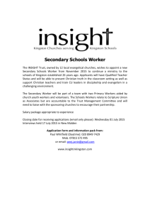 Royal Borough of Kingston Schools Christian Worker Trust