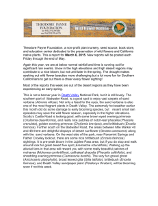 March 6, 2015 – Word Doc - Theodore Payne Foundation