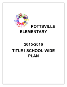 Title I School-wide Plan-Elem 2015