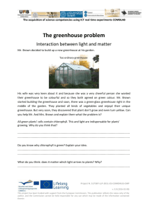 The greenhouse problem