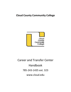 Career Center Handbook - Cloud County Community College
